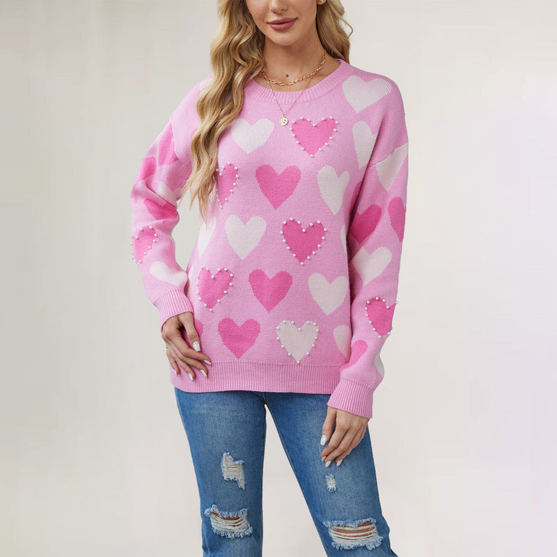 Mascha™ | Pull au Cœur Mignon