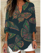 Morena | Blouse Décontractée Vintage