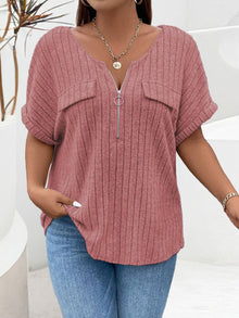Nova™ | Pull Élégant à Col V Zippé