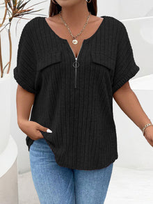 Nova™ | Pull Élégant à Col V Zippé