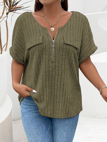 Nova™ | Pull Élégant à Col V Zippé