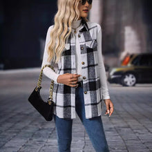 Monique™ | Cardigan Élégant à Carreaux