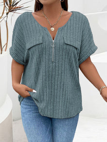 Nova™ | Pull Élégant à Col V Zippé