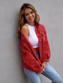 Laurine | Veste en Jean Déchirée et Ample