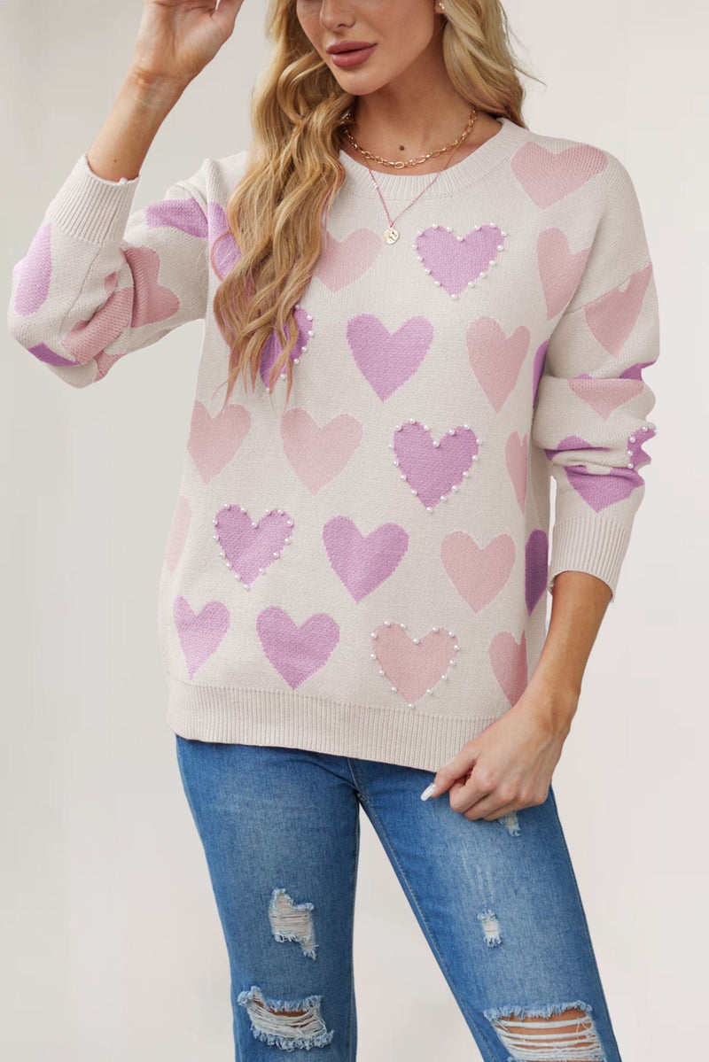 Mascha™ | Pull au Cœur Mignon