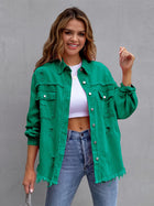 Laurine | Veste en Jean Déchirée et Ample
