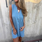 Léna | Robe Chemise en Coton et Lin