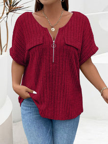 Nova™ | Pull Élégant à Col V Zippé
