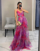 Elody | Robe Maxi Élégante à Imprimé Floral