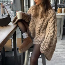 Élodie | Pull Maille Torsadée Oversize