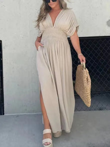 Alena | Robe Longue Dos Nu à Fente