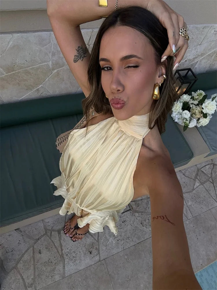 Léna | Robe Volantée d’Été