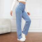 Alba | Jean Taille Haute Délavé