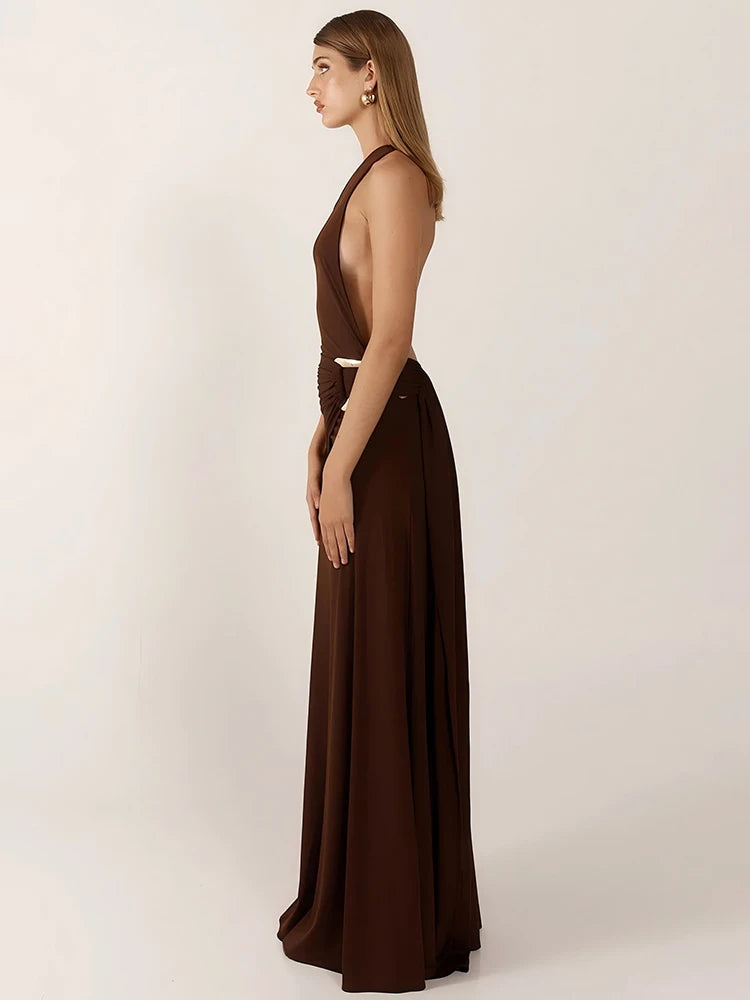 Soraya | Robe Élégante & Drape Raffiné