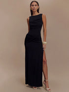 Maëva | Robe Plissée & Silhouette Élancée