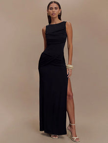 Maëva | Robe Plissée & Silhouette Élancée