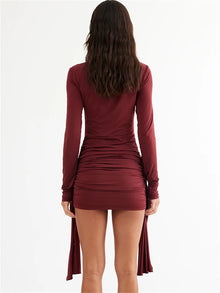 Tossy | Robe Mini Plissée à Taille Haute