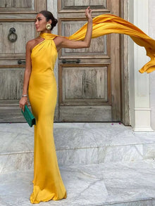 Amaya | Robe Drapée & Charisme Solaire