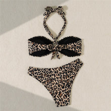 Savana | Bikini Léopard à Anneau Métallique