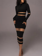 Naomi | Robe Moulante à Détails Transparents