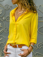 Sophie | Blouse Chiffon à Manches Longues