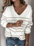 Emily™ | Pull Élégant à Col V