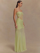 Aimee | Robe Transparente & Détails Froncés