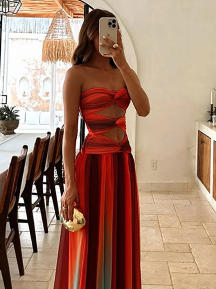 Valentina | Robe Maxi Glamour d’Été