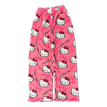 Kitty | Pantalon Douillet Imprimé Chat Rose