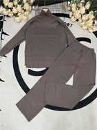 Macy™ | Ensemble Élégant avec Col Roulé et Pantalon