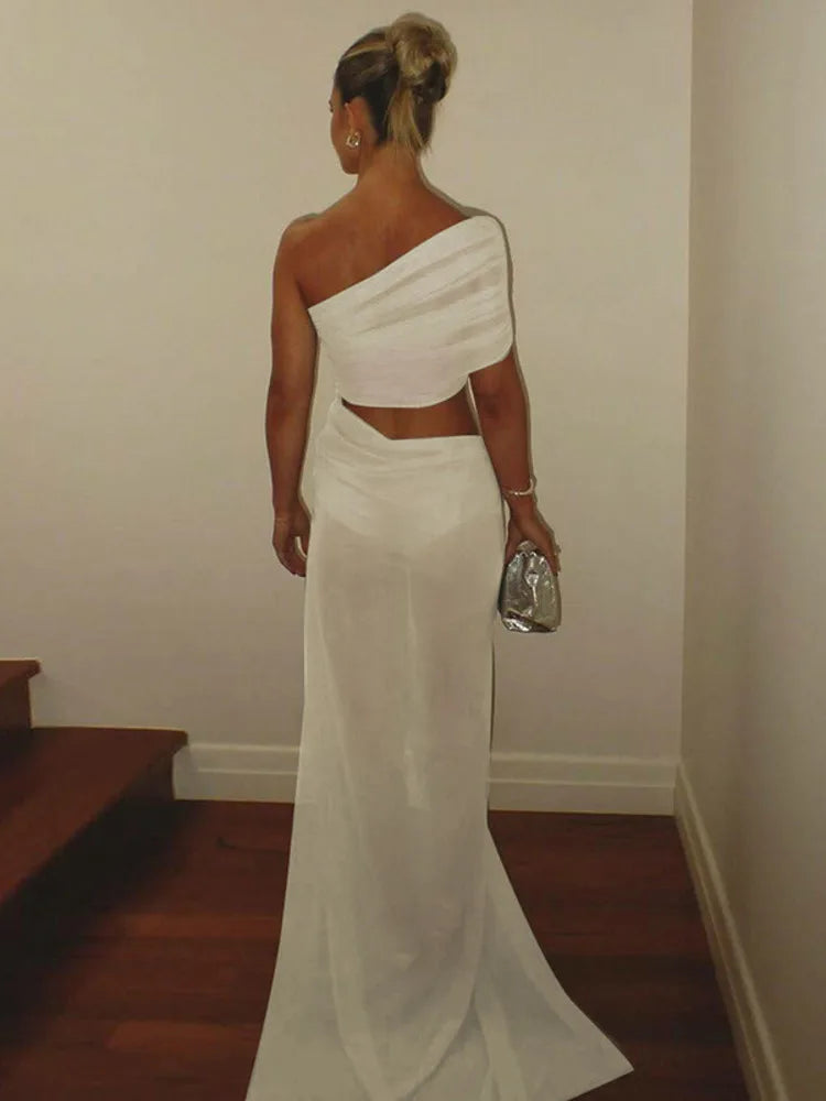 Elaya | Robe Asymétrique & Éclat Balnéaire
