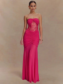 Aimee | Robe Transparente & Détails Froncés