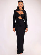 Selena | Robe Longue Sensuelle & Affirmée