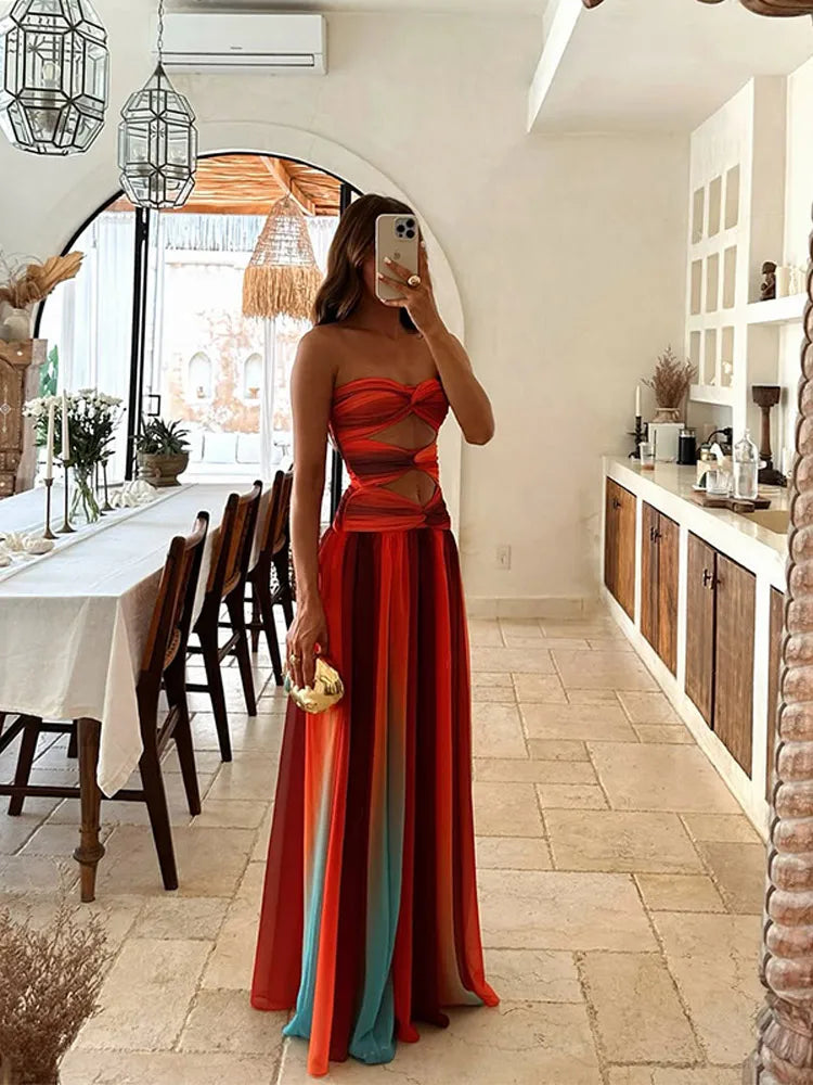 Valentina | Robe Maxi Glamour d’Été