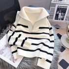 Estelle™ | Pull élégant à col en V zippé