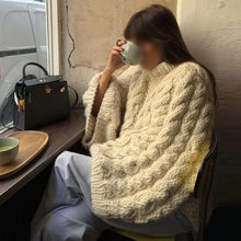 Élodie | Pull Maille Torsadée Oversize