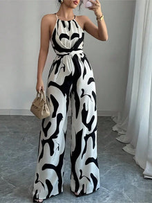 Mila | Jumpsuit Graphique & Élancée