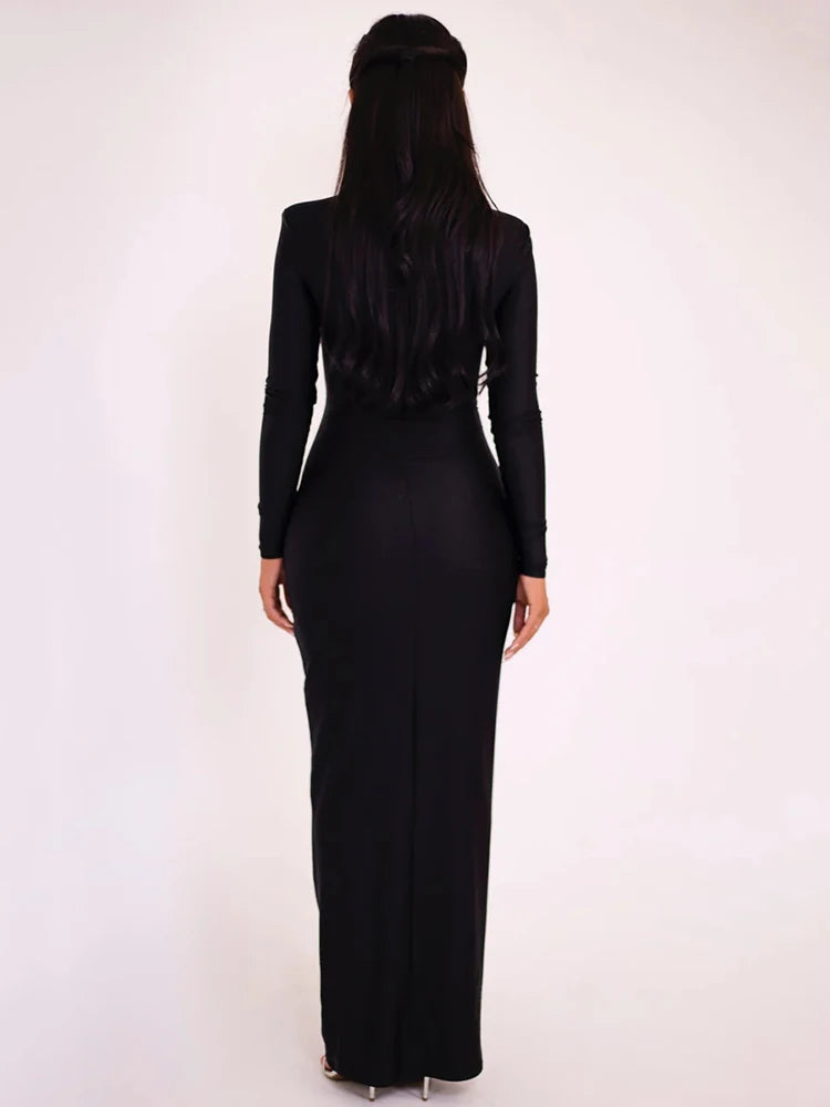 Selena | Robe Longue Sensuelle & Affirmée
