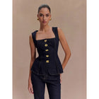 Romy | Ensemble Structuré & Allure Denim