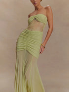 Aimee | Robe Transparente & Détails Froncés