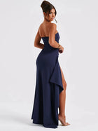 Naya | Robe Maxi Fendue Sans Bretelles