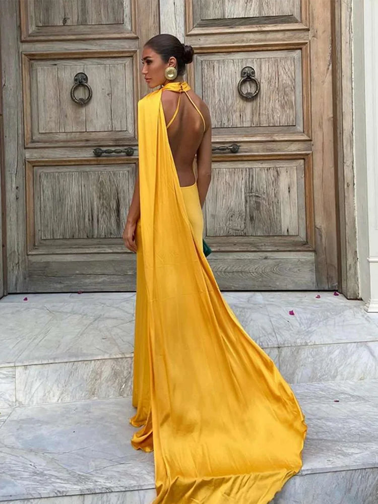 Amaya | Robe Drapée & Charisme Solaire