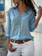 Sophie | Blouse Chiffon à Manches Longues
