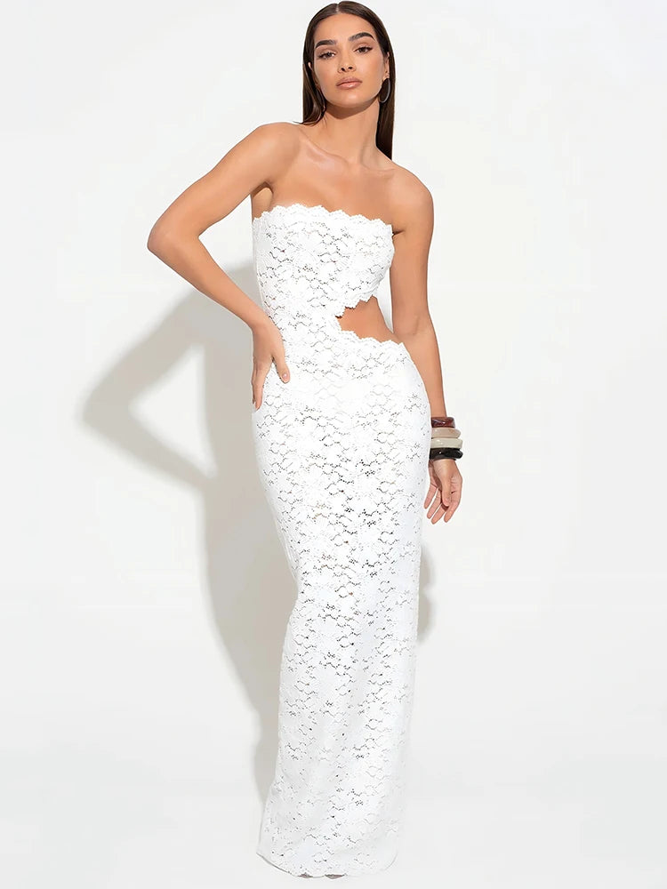 Amina | Robe Dentelle Sensuelle & Allure Glamour