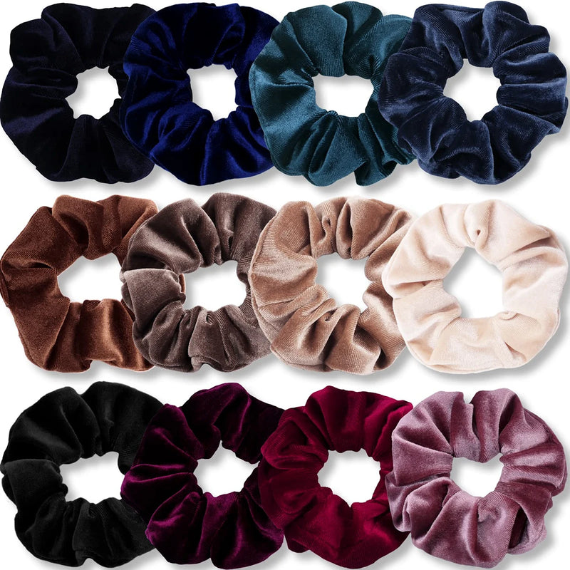 Set de 12 Scrunchies Douces
