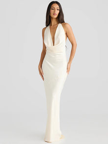 Madelina | Robe Halter Séduction & Fluidité