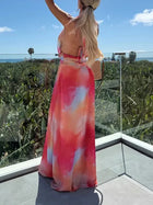 Liora | Robe Maxi Dos Nu à Lacets