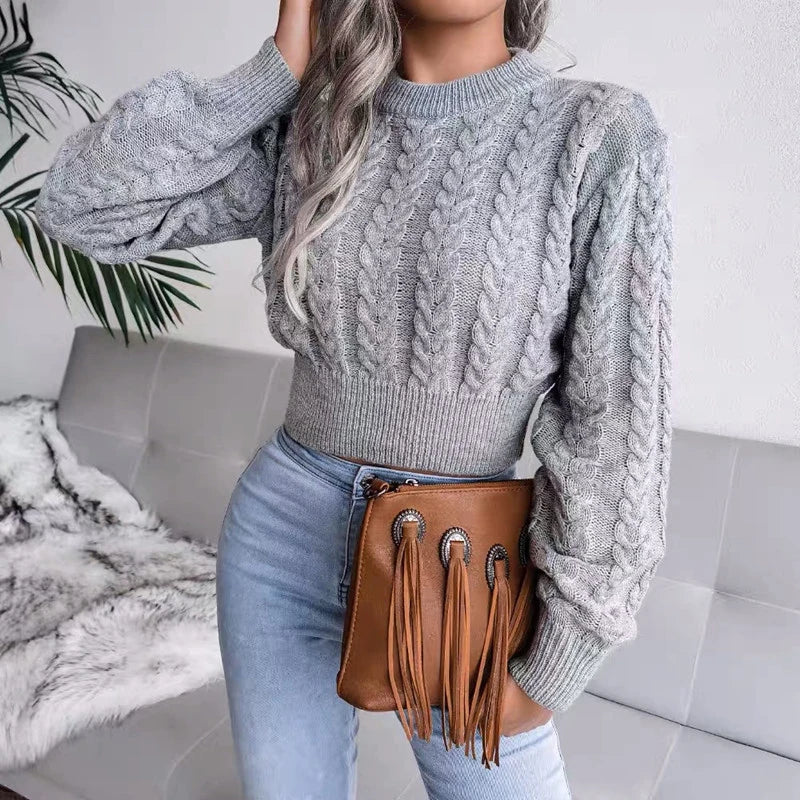 Katy™ | Pull Court en Tricot