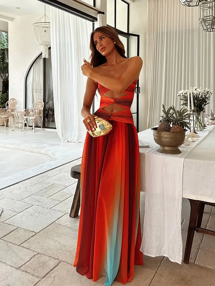 Valentina | Robe Maxi Glamour d’Été