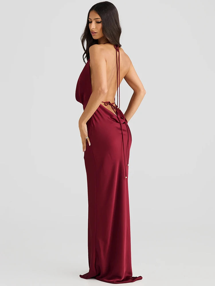 Madelina | Robe Halter Séduction & Fluidité